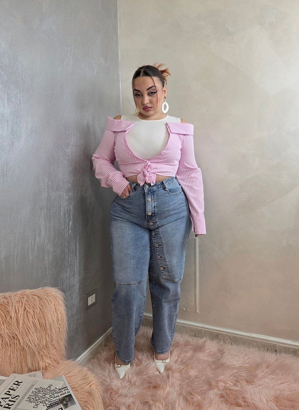 Diagonal Jeans Azzurro