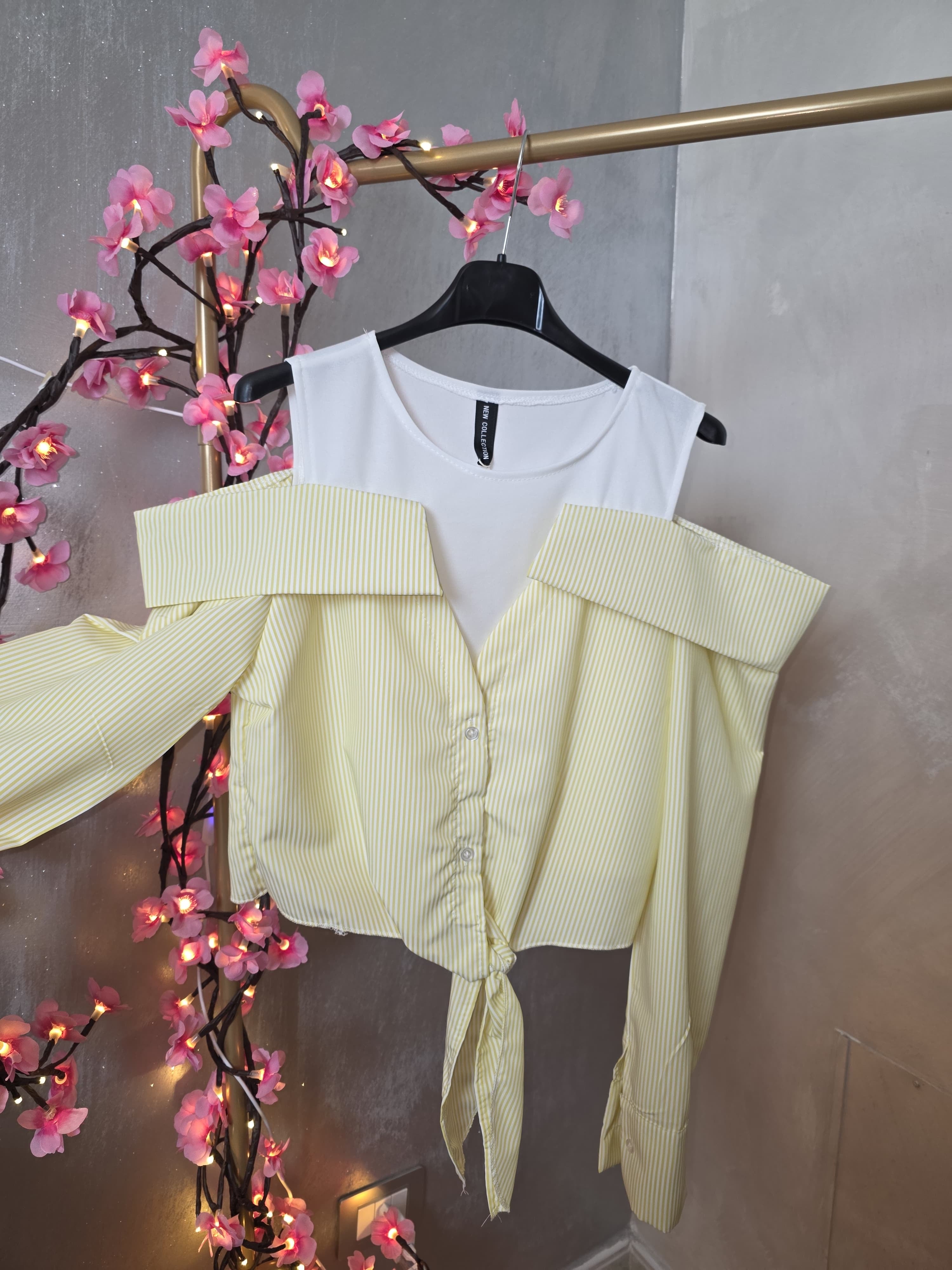 Camicia Spring gialla