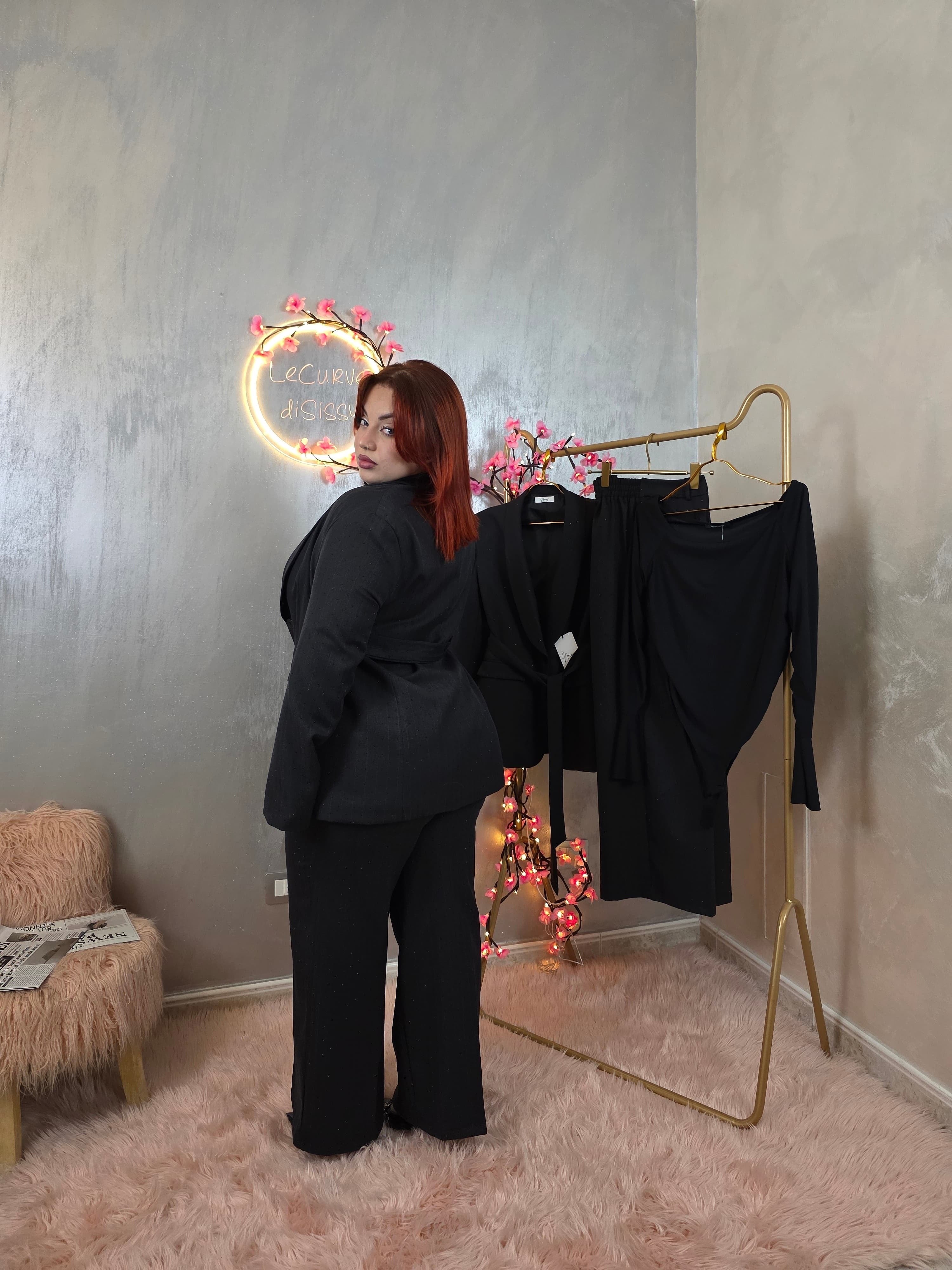 Tailleur Black Shine (Noemi Couture)