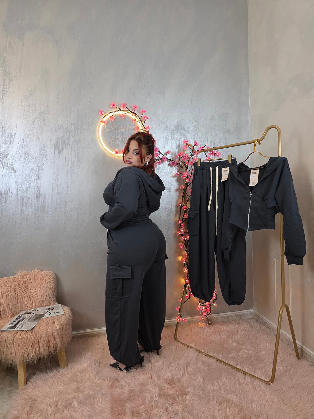 Tuta Corpetto Grigia