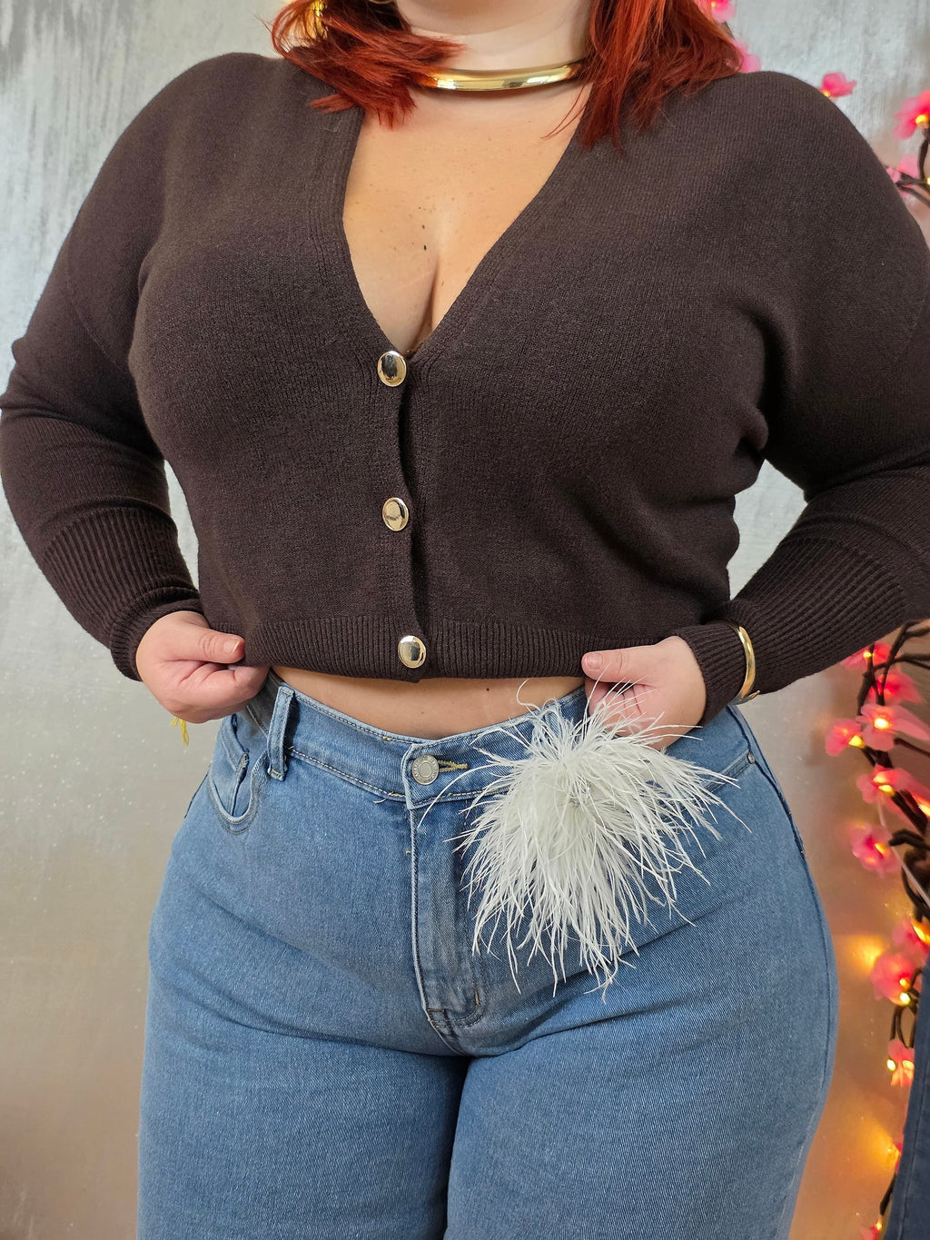 Cardigan Marrone Simona G