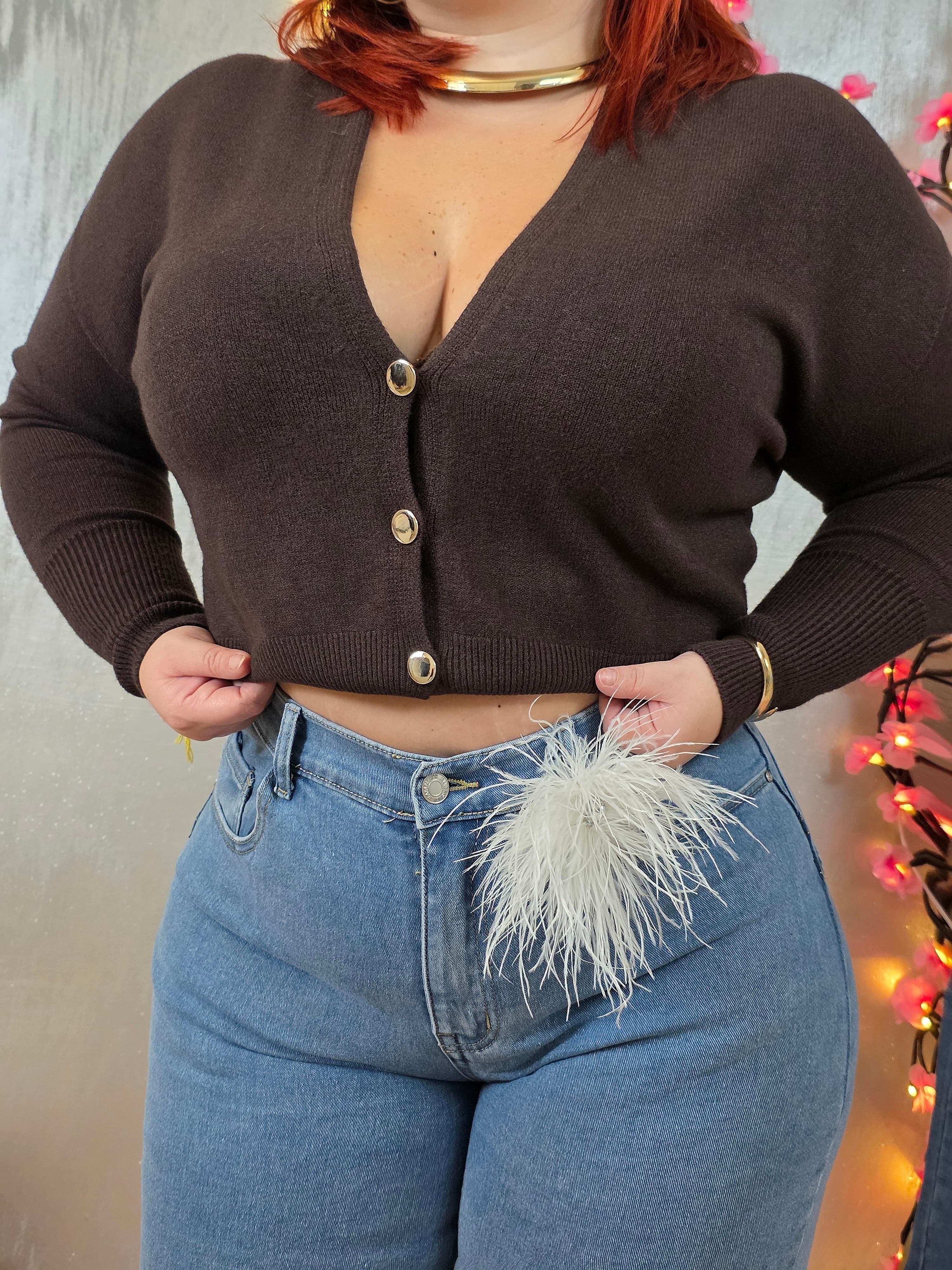 Cardigan Marrone Simona G