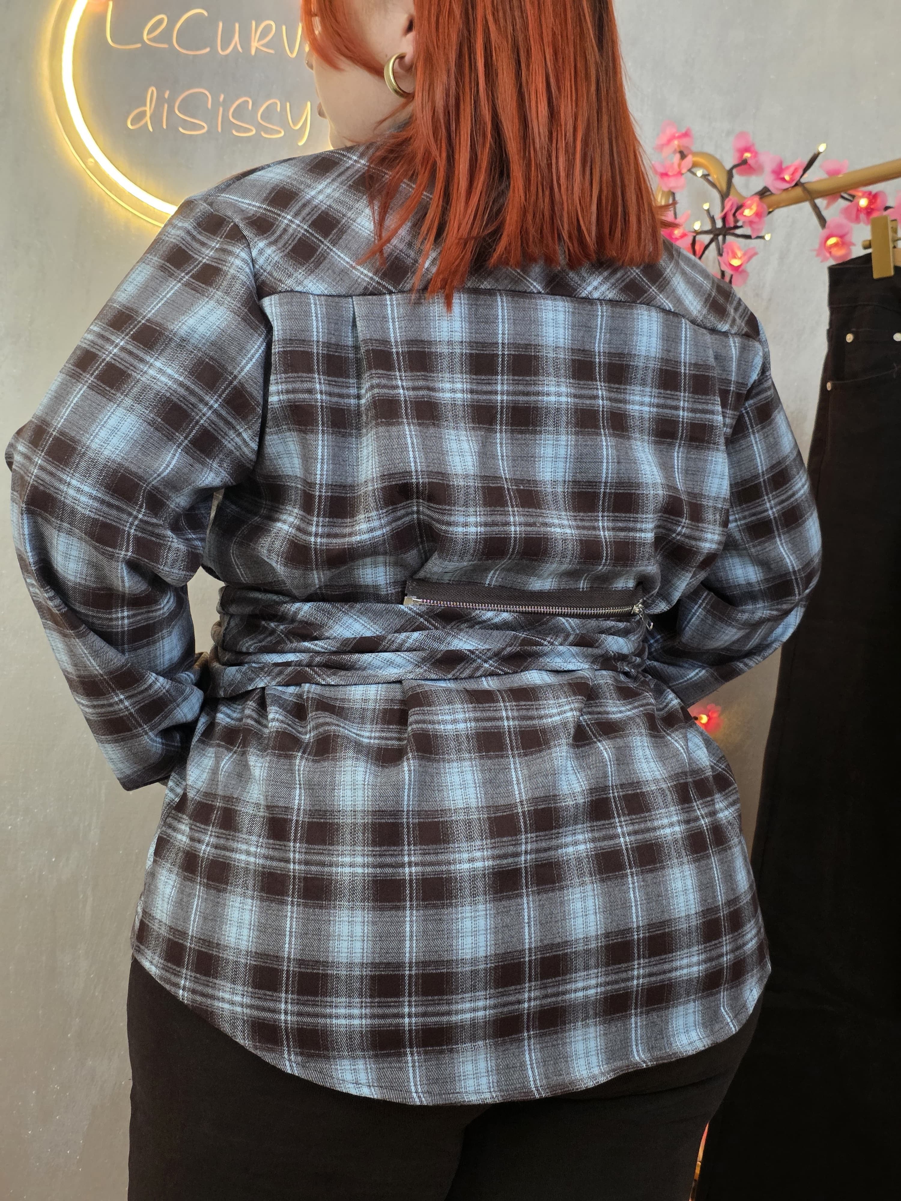 Camicia Nouée Azzurra