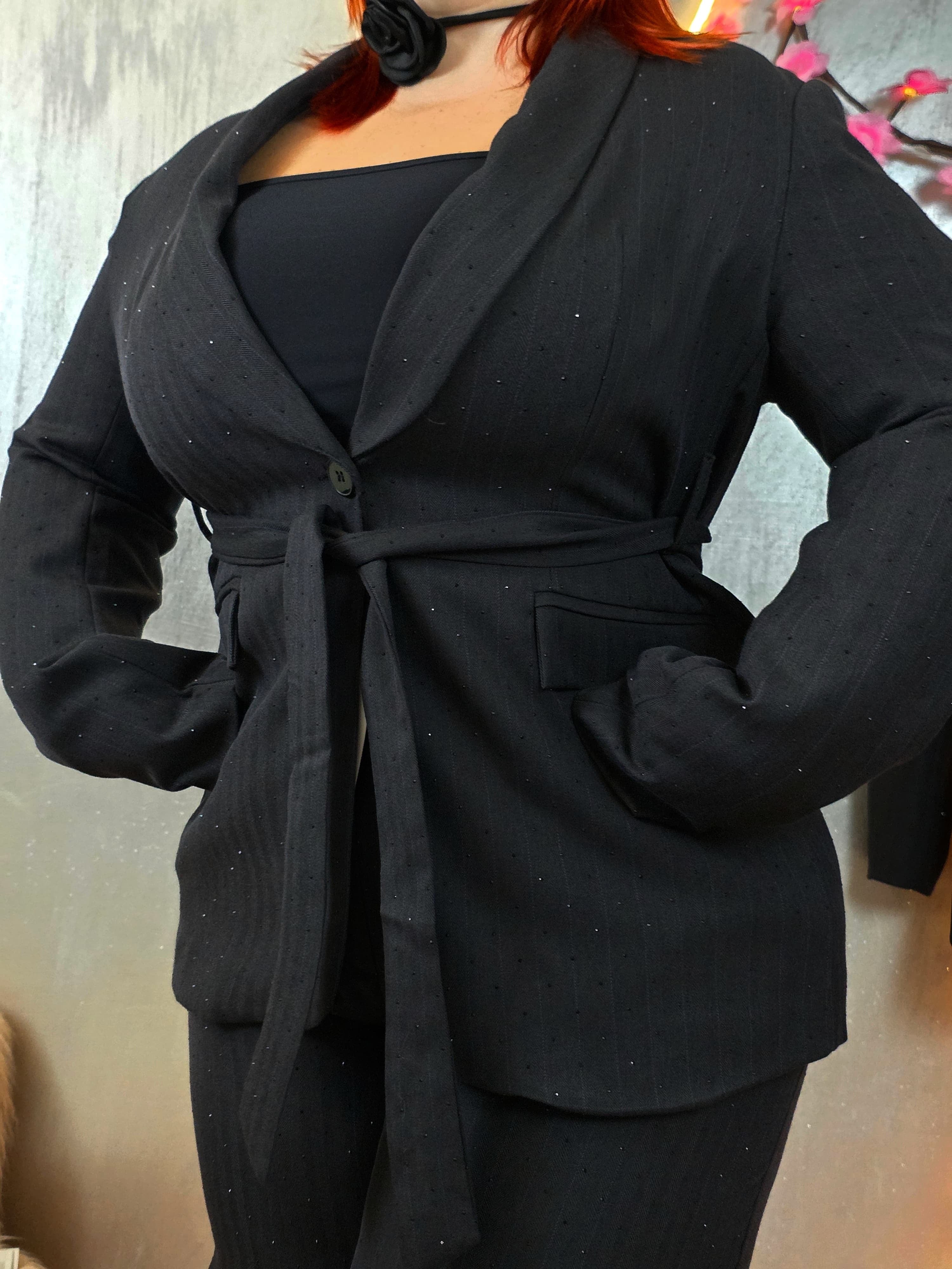 Tailleur Black Shine (Noemi Couture)