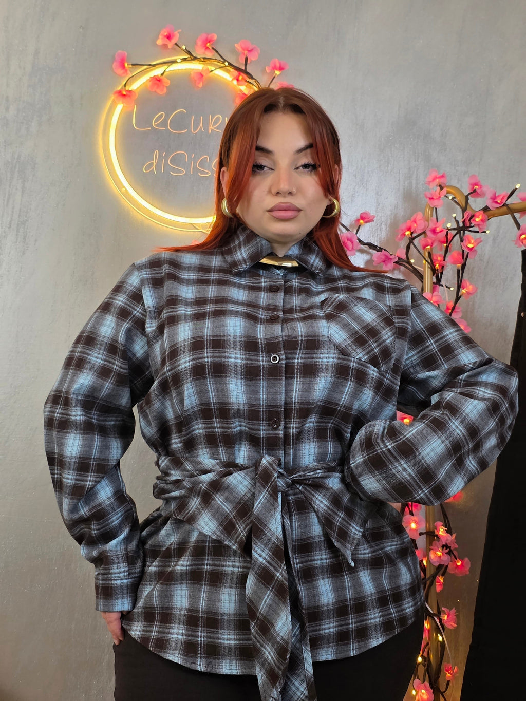 Camicia Nouée Azzurra